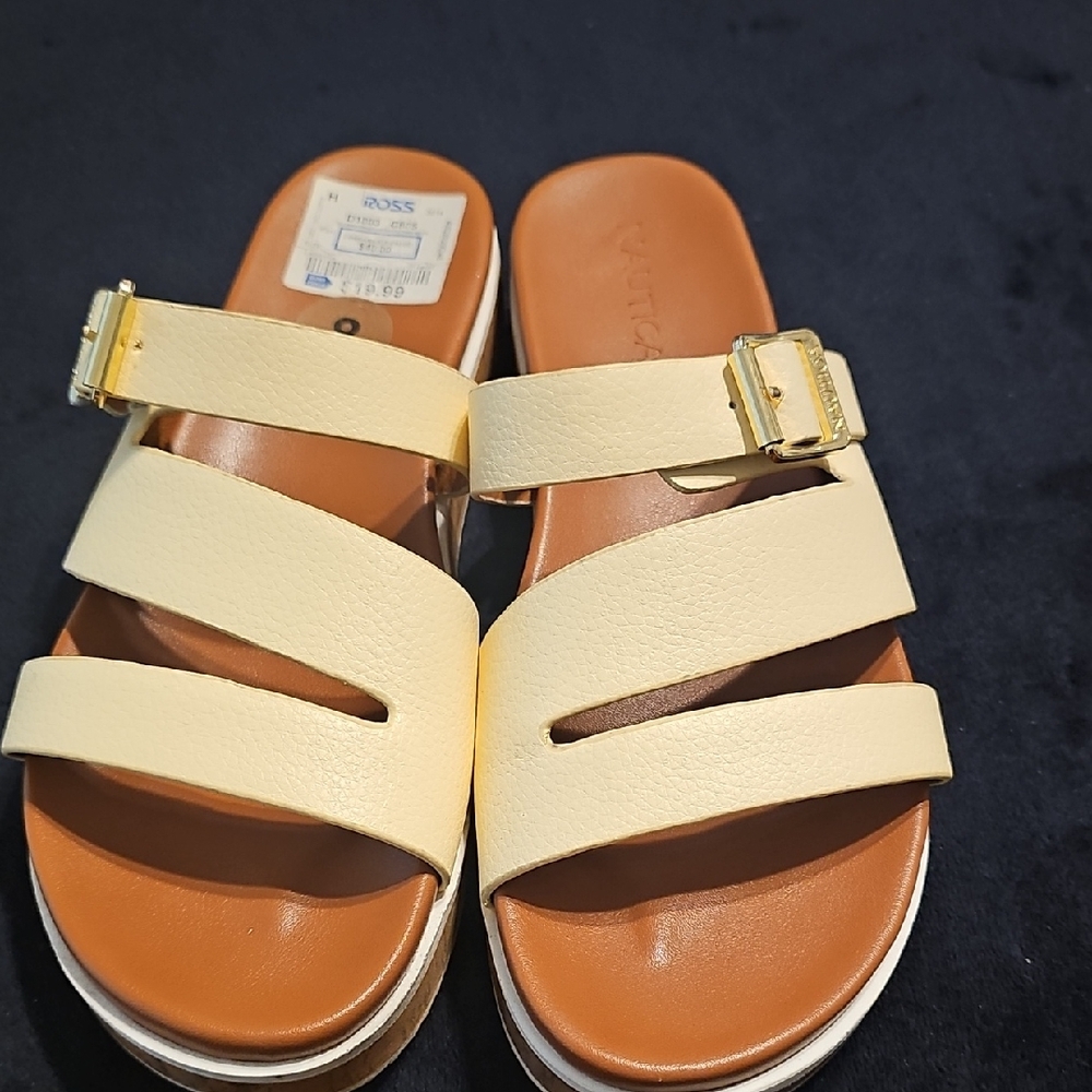 Nautica Yellow Women's Sandals